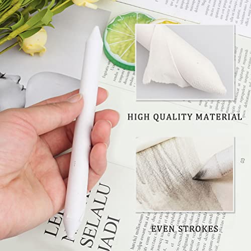 12 Pcs Blending Stumps and Tortillions Set, Sketch Drawing Tools, Art Blenders for Art Drawing Sketching Artist DIY