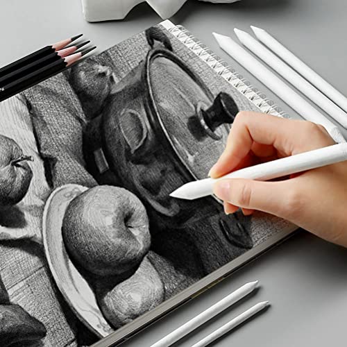 12 Pcs Blending Stumps and Tortillions Set, Sketch Drawing Tools, Art Blenders for Art Drawing Sketching Artist DIY