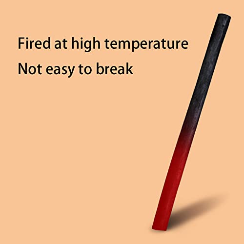 HJYZY 25 pcs Willow Charcoal Sticks for Sketching and Drawing 3-5mm