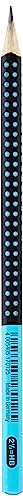 Faber-Castell Graphite Pencil, Grip 2001 - Two Tone Black/Turquoise, (517012)