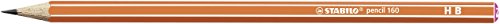 Graphite Pencil - STABILO pencil 160 - Pack of 3 - pink, blue, orange - HB