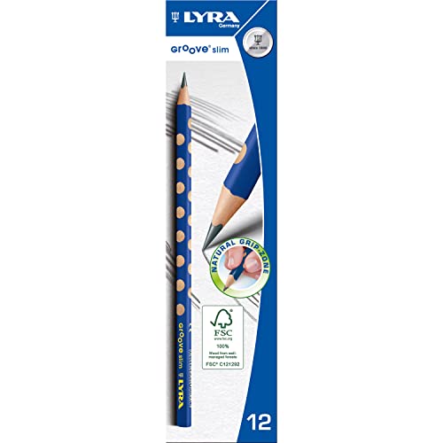 Lyra Groove Slim Graphite Pencils, Graphite