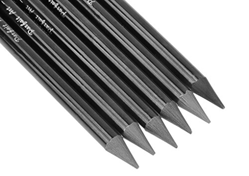 6pcs Woodless Pencil Set - Graphite Pencil HB 2B 4B 6B 8B EE for Drawing, Writing, Shading, Coloring, Soft Pencil No Wood, Gift for Artist, Hobbyist,Beginner