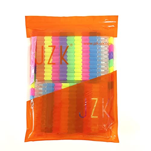 JZK 50 x Multicolor novelty stacked graphite pencil for kids, pre-sharpening pencils, children party favours party bag filler, birthday gift for boys girls