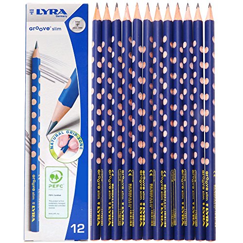 Lyra Groove Slim Graphite Pencils, Graphite