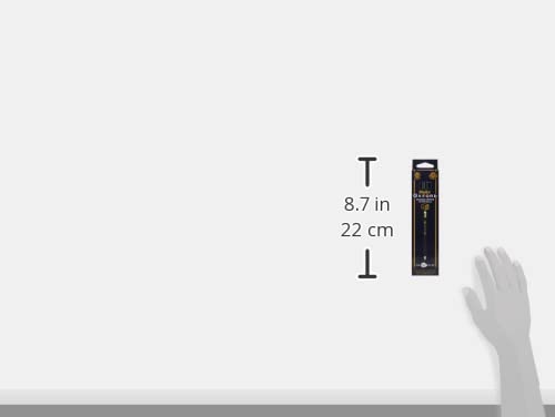 Helix Oxford 2B Grade Graphite Pencils with Eraser Tip (Pack of 12) with Plastic Free Packaging, 857201