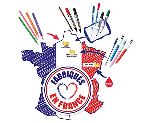 BIC Kids Jumbo Triangular Learner Pencils with Blue Barrels, Extra Large HB Graphite Pencils, Pack of 12