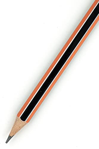 Eziglide HB Graphite School Pencil, Pack of 12 Hexagonal Pencils with Break Resistant Super Bonded HB Leads, Ideal for use at School in the Classroom, Home or the Office