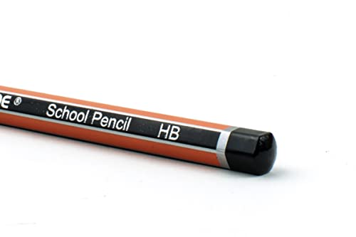 Eziglide HB Graphite School Pencil, Pack of 12 Hexagonal Pencils with Break Resistant Super Bonded HB Leads, Ideal for use at School in the Classroom, Home or the Office