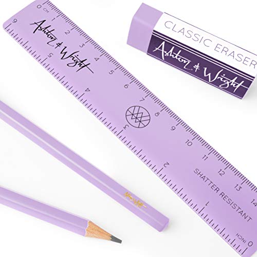 Ashton and Wright - Classic HB Graphite Pencils - Pastel Coloured Barrels - Pack of 10