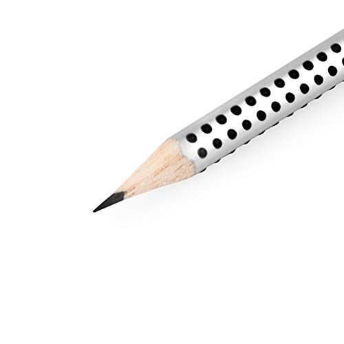 Faber-Castell Grip 2001 Triangular Graphite Pencils - B - Pack of 12