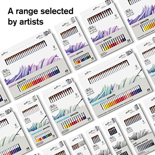 Winsor & Newton 490008 Studio Collection Graphite Pencils, Set of 12, Professional Quality for Artists, for Sketching, Writing and Drawing