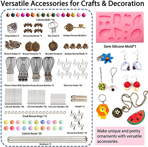 Polymer Clay, Shuttle Art 82 Colors Oven Bake Modeling Clay, Creative Clay Kit with 19 Clay Tools and 16 Kinds of Accessories, Non-Toxic, Non-Sticky, Ideal DIY Art Craft Clay Gift for Kids Adults