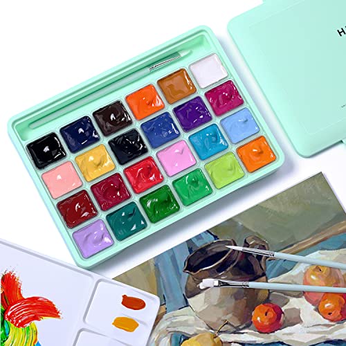 24-Color MIYA Gouache Paint Set with Jelly Cups