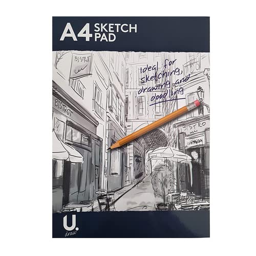 A4 Sketch Pad White Paper Book Drawing Doodling Artist Sketching Art Craft