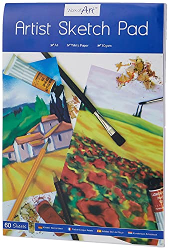 Artbox A4 Sheet Sketch Pad - Assorted (Sheet of 60)