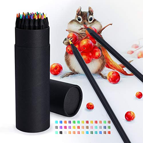 Colouring Pencils, 36 Professional Colored Drawing Pencil Set for Adult, Kids, Artist and Beginners Sketch Painting Coloring Book, Art School