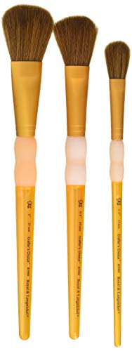 Royal Brush Crafter's Choice Camel Brush Set, 1/2", 3/4", 1"