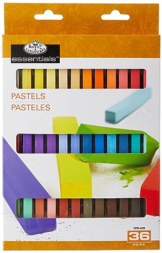 Royal & Langnickel Essentials 36 Soft Square Sketching Pastels Assorted Colours CPH-A36