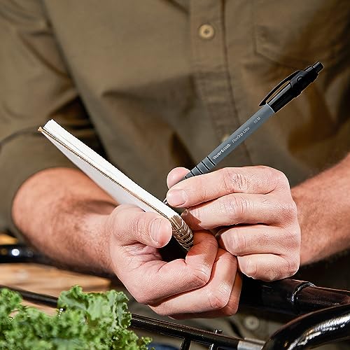 Paper Mate Flexgrip Ultra Retractable Ballpoint Pens | Medium Point (1.0mm) | Black | 5 Count