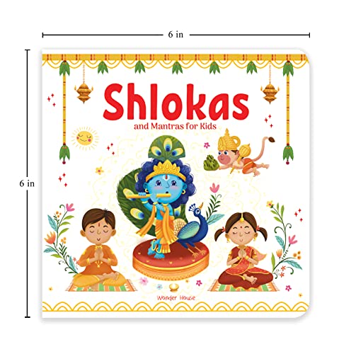 Shlokas and Mantras For Kids - Illustrated Padded Board Book - Learn About India's Rich Culture and Traditions