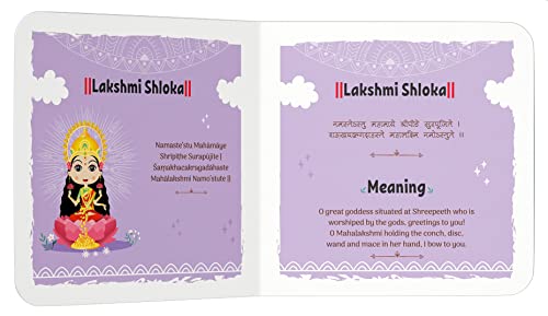 Shlokas and Mantras For Kids - Illustrated Padded Board Book - Learn About India's Rich Culture and Traditions