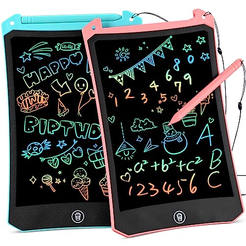 RaceGT LCD Drawing Tablet for Kids, Drawing Pad Gifts Toys for 2 3 4 5 6 Year Old Girls Boy Etch a Sketch LCD Writing Tablet Doodle Pad Board Holiday Essentials for Kids Baby Travel Toys
