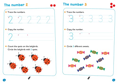 Numbers 0-20 Age 3-5 Wipe Clean Activity Book: Ideal for home learning (Collins Easy Learning Preschool)