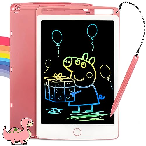 Richgv LCD Writing Tablet for Kids, Girls Toys 2 3 4 5 6 Years Old, Erasable Portable Drawing Tablet, Educational Toys Doodle Board, Travel Game, Christmas Birthday Girl Gifts for Toddlers Kids