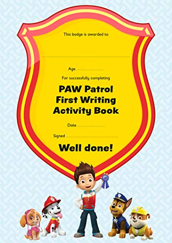 PAW Patrol First Writing Activity Book: Get set for school!