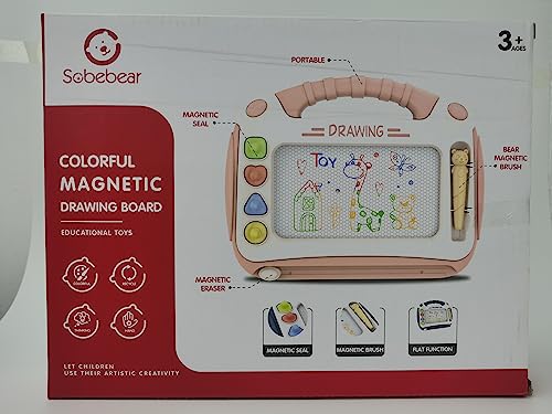 CS COSDDI Magnetic Drawing Board, Doodle Boys Girls Toys Age 2 3 4 Magnetic Doodle Board for Boys Girls Birthday Gift for 2 3 4 Years Old (Green)