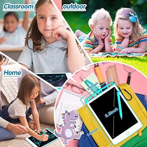 Richgv LCD Writing Tablet for Kids, Erasable Electronic Drawing Pad, Educational Toy, Toddlers Portable Doodle Board, Etch a Sketch, Christmas Birthday Gifts for 3 4 5 6 Years Old Boys Girls Blue
