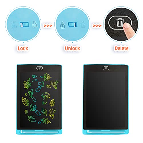 LEYAOYAO 3 Pack LCD Writing Tablet 8.5inch Colorful Screen Doodle Pad Drawing Board Learning Educational Toy - Gift for Kids 3-6 Years Old Girl Boy (Black+Green+Blue)