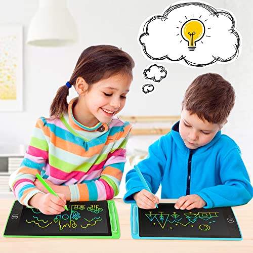 LEYAOYAO 3 Pack LCD Writing Tablet 8.5inch Colorful Screen Doodle Pad Drawing Board Learning Educational Toy - Gift for Kids 3-6 Years Old Girl Boy (Black+Green+Blue)