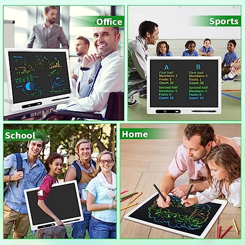 surekuo LCD Writing Tablet 22 Inch, Writing Board for Kids With 2pens and Adjustable Bracket, Adult Teacher Home School Education Office Supplies, Educational Toys for Boys and Girls