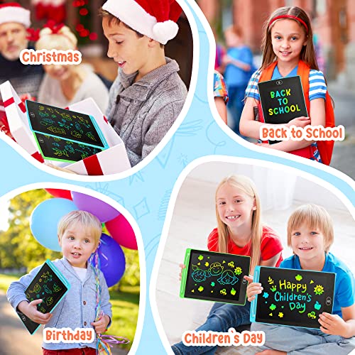 LEYAOYAO 3 Pack LCD Writing Tablet 8.5inch Colorful Screen Doodle Pad Drawing Board Learning Educational Toy - Gift for Kids 3-6 Years Old Girl Boy (Black+Green+Blue)