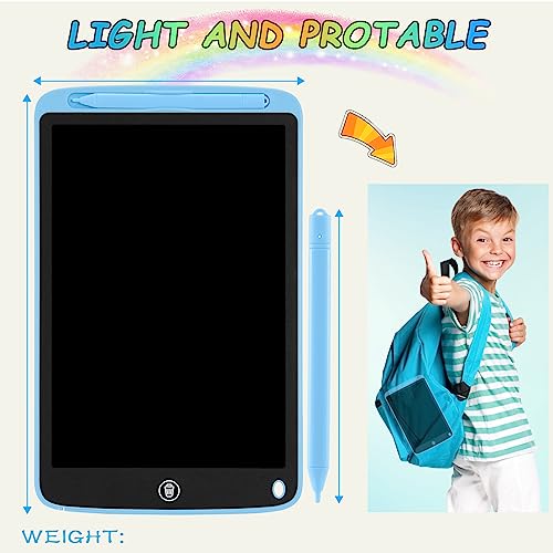 cimetech 2 Pack LCD Writing Tablet, 10 Inch Colorful Doodle Board Drawing Tablet for Kids, Learning Educational Toys Gifts for 3 4 5 6 Years Old Boys Girls Toddlers, Free Animal Cartoon Stickers