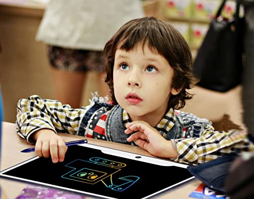 Toys Gifts for Boys Girls Age 3-15, ScriMemo 15 Inch Large LCD Writing Tablet for Kids & Adults, Drawing Pad Doodle Board, Gifts for Teen (Blue)
