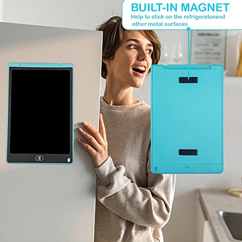 KidsPark LCD Writing Tablet Kids Doodle Scribbler Pad, 12 Inch Colorful Light Drawing Board Learning Educational Toy Portable Handwriting Drawing Pad for Kids Boys Girls Adults, Blue