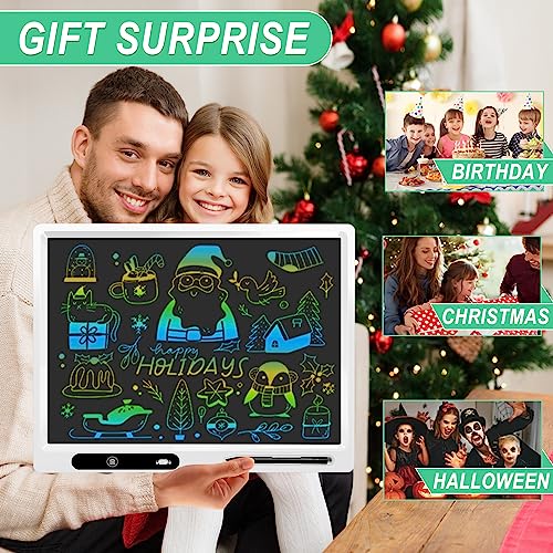 surekuo LCD Writing Tablet 22 Inch, Writing Board for Kids With 2pens and Adjustable Bracket, Adult Teacher Home School Education Office Supplies, Educational Toys for Boys and Girls