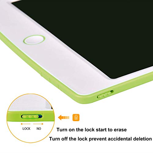 LCD Writing Tablet 10 Inch Color HUIXIANG Electronic Drawing Board Digital Rewritten Drawing Pad Multi Colour Durable Handwriting Toy for Kids Boy Girl Presents for Students (Black)