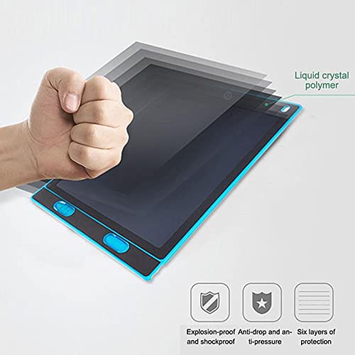 8.5 Inch Electronic Drawing Board LCD Screen Writing Tablet Digital Graphic Handwriting Pad with Pen for Kids School Home (Blue)