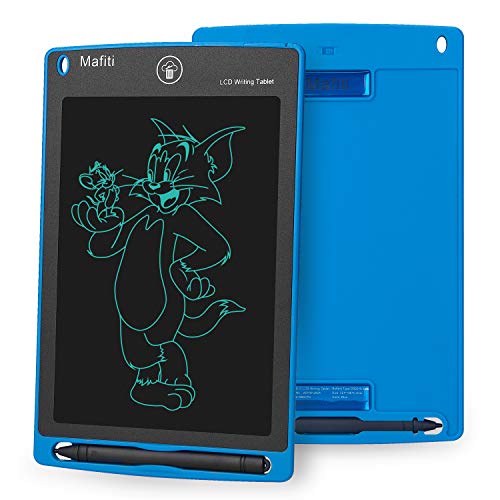 mafiti LCD Writing Tablet,Upgrade Bright 8.5 Inch Kids Drawing Tablet,Kids Learning Toys Portable Writing Board for Children Girls Boys Birthday, Age 2-8(Blue)