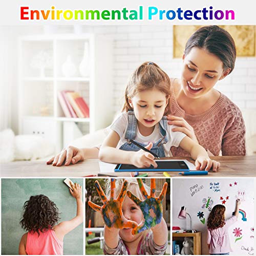 GUYUCOM LCD Writing Tablet, 8.5 inch Kids Doodle & Scribble Boards, Toys for Boys Educational Toys, Erasable Boys Toys Toddler Toys for Christmas Birthday(Blue)