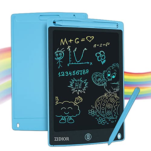ZIDIOR LCD Writing Tablet for Kids & Adults, 8.5 Inch Digital Drawing & Doodle Board Graphic Tablet, Portable Learning Educational Toys with Lock, Multicolour Drawing Pad for Painting and Memo Lists