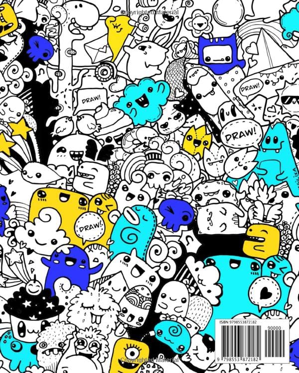 101 Weird and Wacky Drawing Prompts For Kids ; Crazy Daily Sketching Ideas For Young Artists: Inspirational Sketchbook and Creative Drawing Crafts For Children