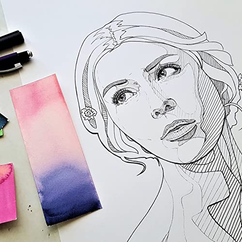 Coloured Paper Drawing Pad Sheet (Pack of 80 Sheets) Plain Paper Sketch Book for Kids Arts & Crafts, Drawing, Painting & Scrapbooking