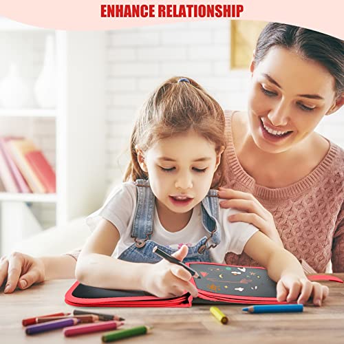 Erasable Doodle Book,16 Page Double-Sided Waterproof Kids Drawing Writing Boards with 12 Erasable Pens, Early Learning Toddler Drawing for Girls Boys Gifts Travel Activity Toy Age 3 Year Old