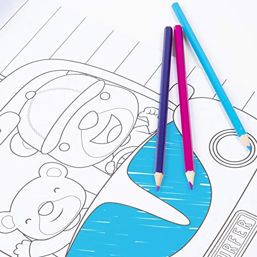 abeec Colouring Books for Children - A3 Colouring Books - A3 Paper for Colouring and Painting - Kids Colouring Books - Party Bag Fillers for Kids - Dinosaur Books for Children Age 3