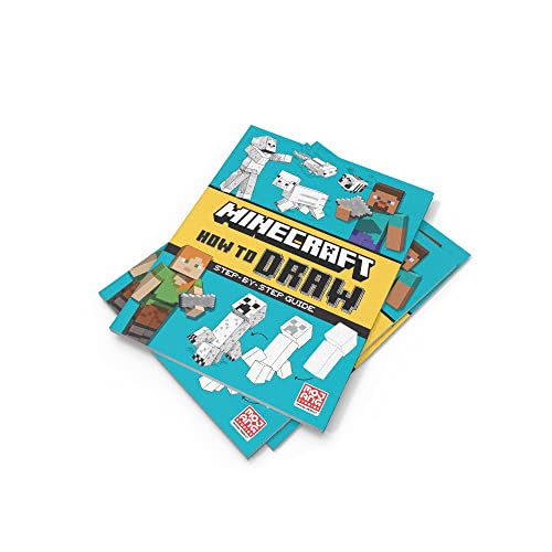 Minecraft How to Draw: An official Minecraft drawing book, fully illustrated with spaces to draw on the page – perfect for arty kids and gamers, new for 2023